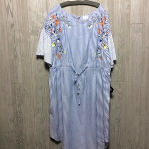 NWT AVA VIV Blue dress - PLUS SIZE 4X